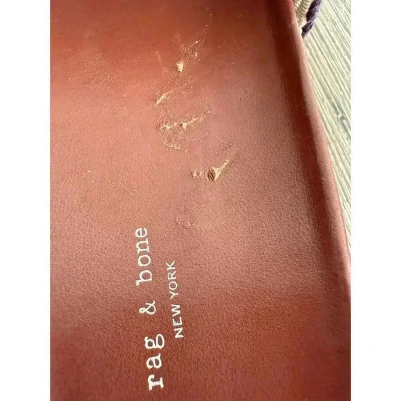 NWT Rag & Bone Bailey Rainbow Slides $325 LGBTQ Summer Crochet US 7 - Picture 10 of 11